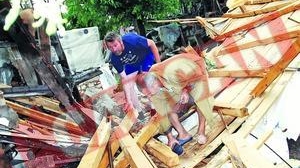 O viitura a facut prapad in Buzau