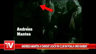 Mantea s-a distrat in club cu un barbat