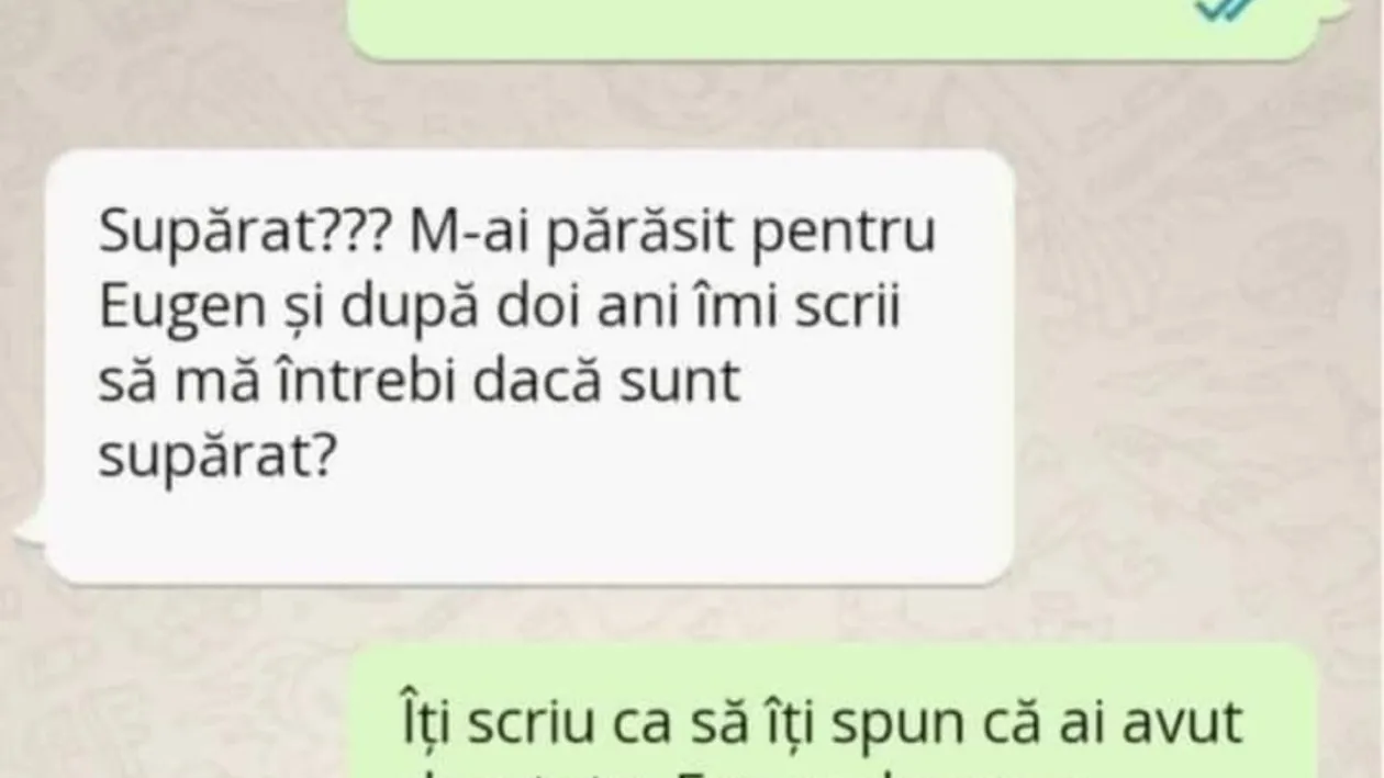 BANCUL ZILEI | Discuție între doi foști: ”Mai ești supărat pe mine”