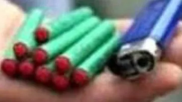 Protestul din Constanta s-a incheiat; mai multi manifestanti au aruncat cu petarde si au aprins torte