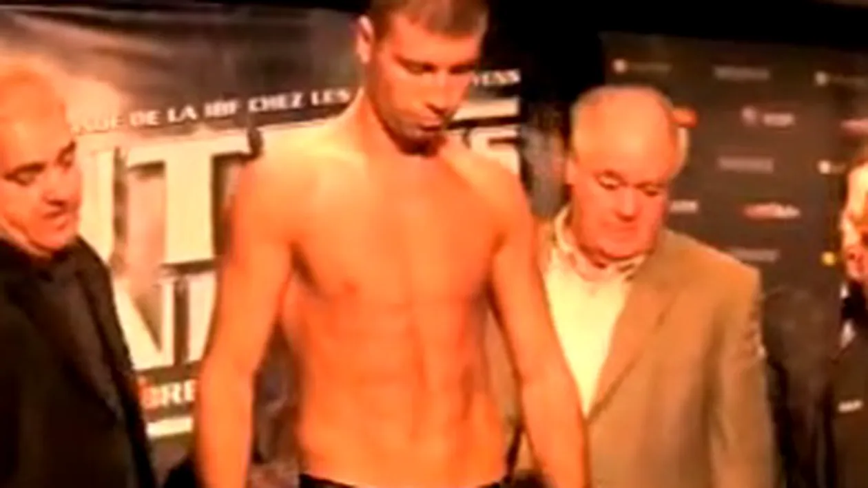 VIDEO Lucian Bute a trecut fara nicio problema de cantarul oficial!