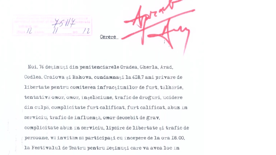 La asta chiar nu te asteptai! Vezi aici cea mai inedita invitatie la o piesa de teatru!
