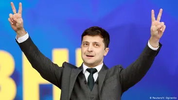 Actorul Volodimir Zelenski este noul preşedinte al Ucrainei! Cu câte voturi a câștigat