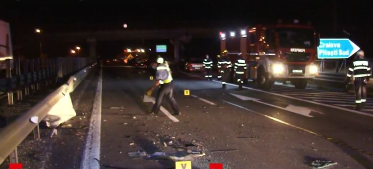 Accident înfiorător pe Autostrada București – Pitești. O fetiță de 1 an a fost decapitată după ce mașina în care era a intrat sub un tir