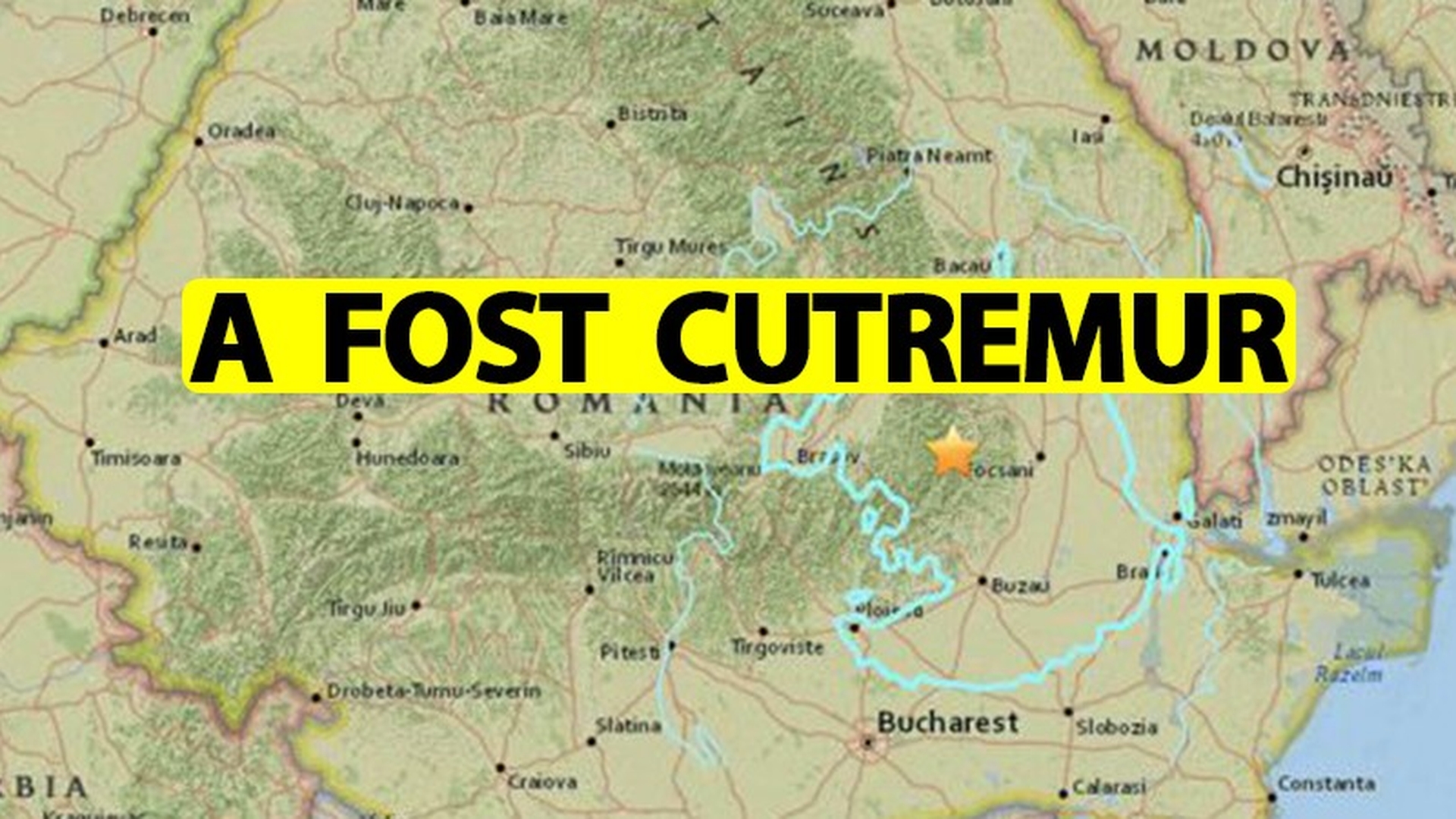 România s-a zdruncinat azi-noapte. Două cutremure, dintre care unul foarte periculos