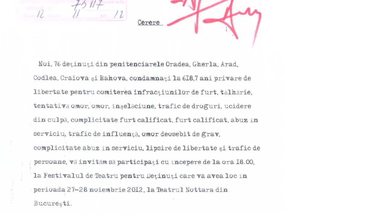 La asta chiar nu te asteptai! Vezi aici cea mai inedita invitatie la o piesa de teatru!