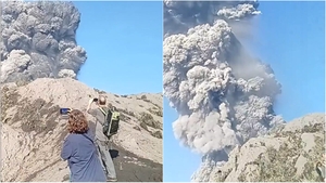 Sfârșit tragic pentru 3 influenceri. Au vrut să filmeze erupția unui vulcan și au fost prinşi sub ploaia de cenuşă