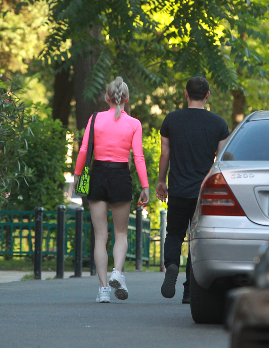 Sandra Izbașa a ”exersat” flirtul în weekend