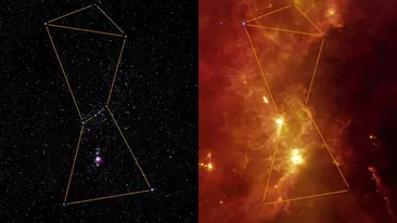 Orionidele. Ce se întâmplă când Pământul trece prin coada cometei Halley