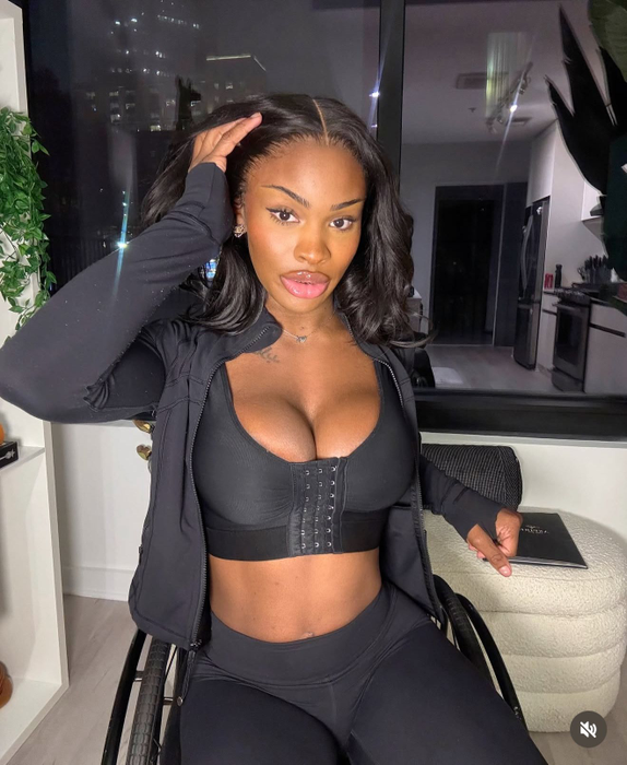 Milan, influencerița paralizată, cu o poveste de viață impresionantă. sursă - social media