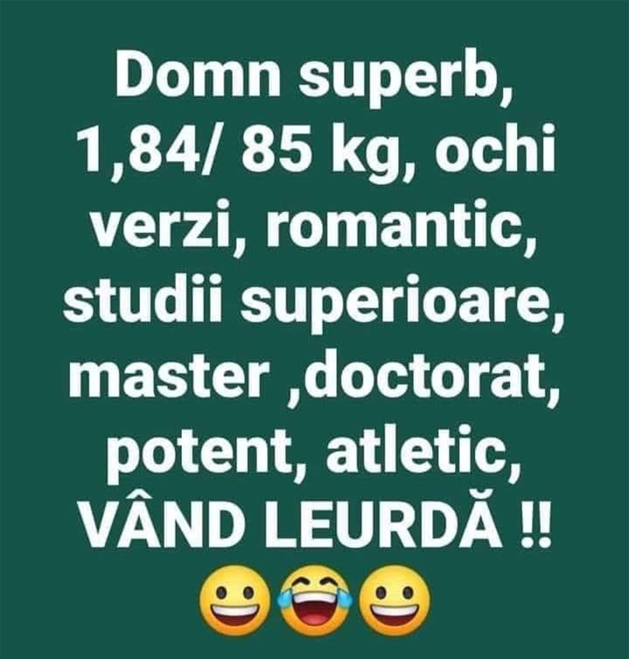 Bancul începutului de săptămână | 