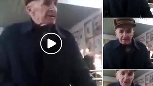 Un bunic de 102 ani, viral după ce a spus o poezie desprinsă din zilele noastre! Cât adevăr și ce tristețe!