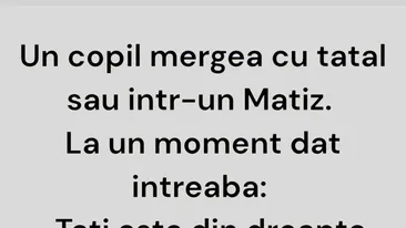 Bancul sfârșitului de săptămână | Copilul și Matizul