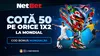 Cota 50 la orice pariu 1X2 pe Mondial