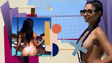 Dansul la bară e pasiunea care a făcut-o să plece din țară! Lavinia e brunetă, voluptuoasă și le dă fetelor clasă