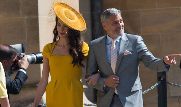 George Clooney și soția lui, Amal