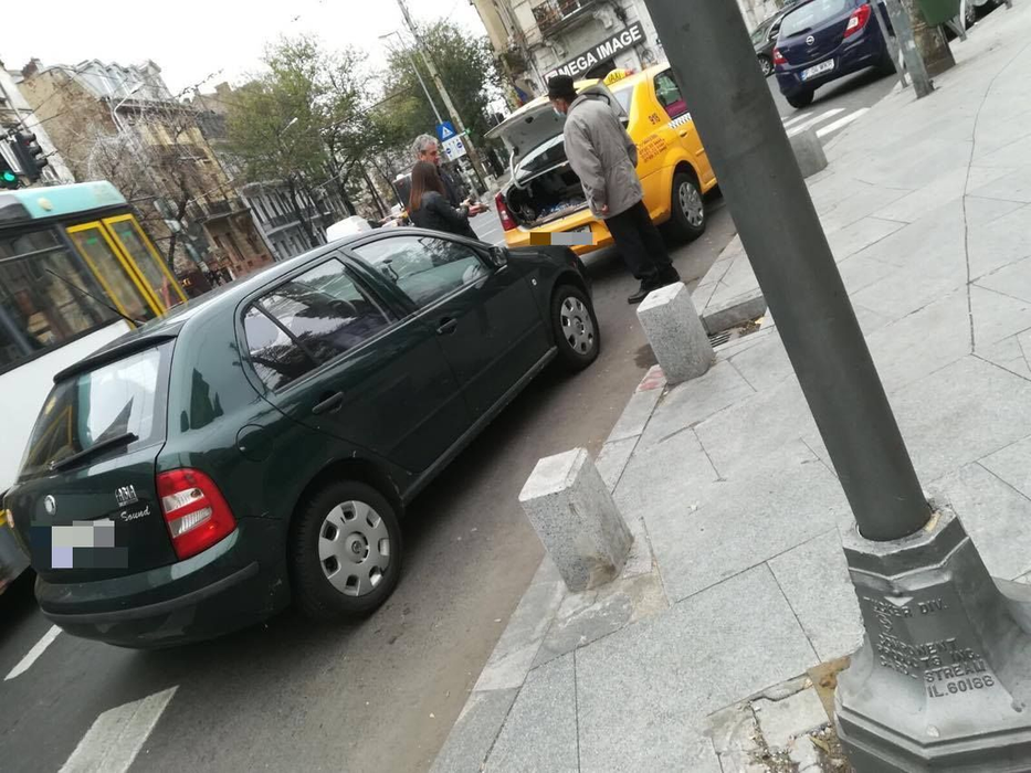 Ramona Păun a lovit un taximetrist