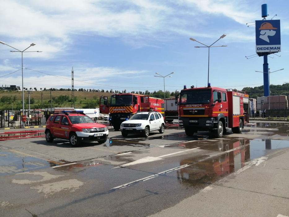 Explozie puternică la Botoșani / Foto: ISU