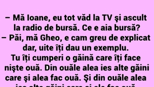 BANC | Ion, Gheorghe și bursa de valori