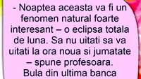 BANC | Bulă și eclipsa totală de lună