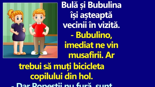 BANC | Bulă și Bubulina își așteaptă vecinii în vizită