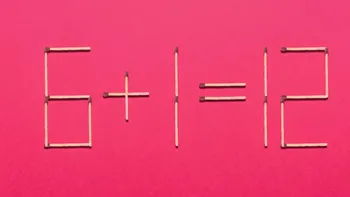 Test de inteligență | Rezolvă ecuația 6+1 = 12, în toar 25 de secunde
