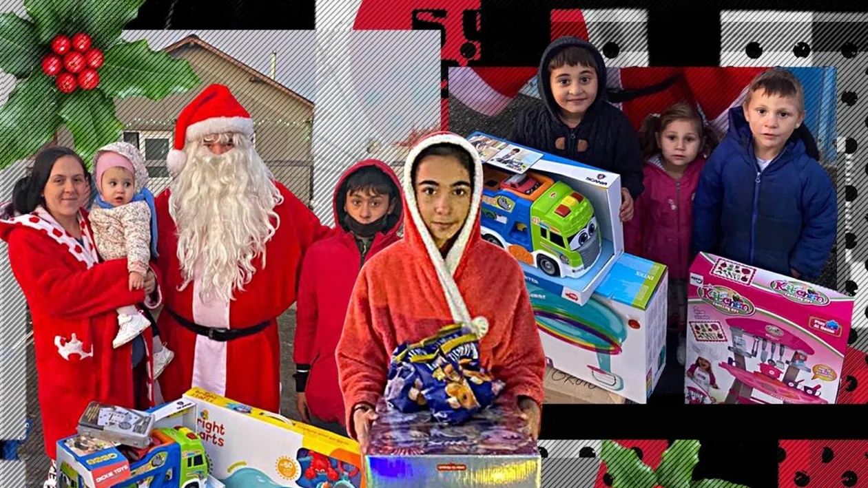 Ne-am GÂNDIT la românii aflați în dificultate. Moș Crăciun nu a uitat pe nimeni!