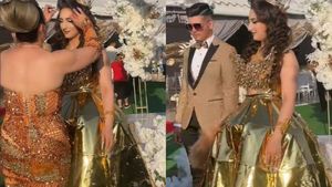 Rochia aleasă de o mireasă a devenit virală pe TikTok: ”Ce grad de arsuri are domnișoara? Pentru ce s-a folosit folia pentru arși?”