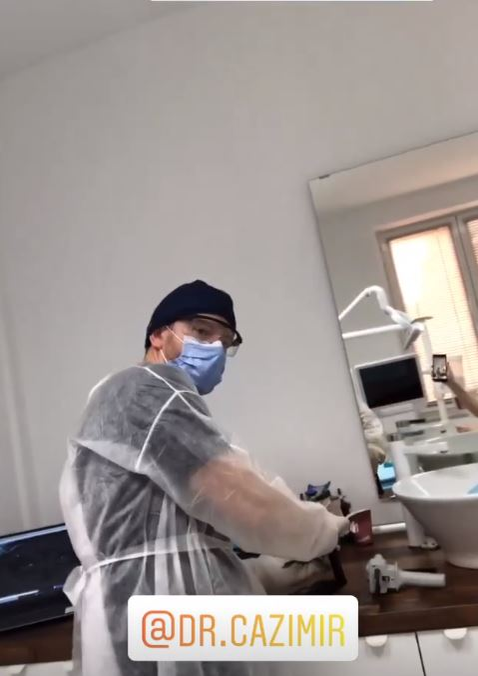 Gabriela Cristea, filmată pe scaunul dentistului. Mesajul transmis de vedete în timpul consultației | FOTO