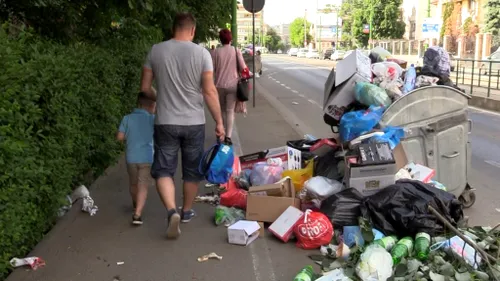 VIDEO. Aradul, sufocat de gunoaie. Facem gălbănare, e un miros de putrefacție