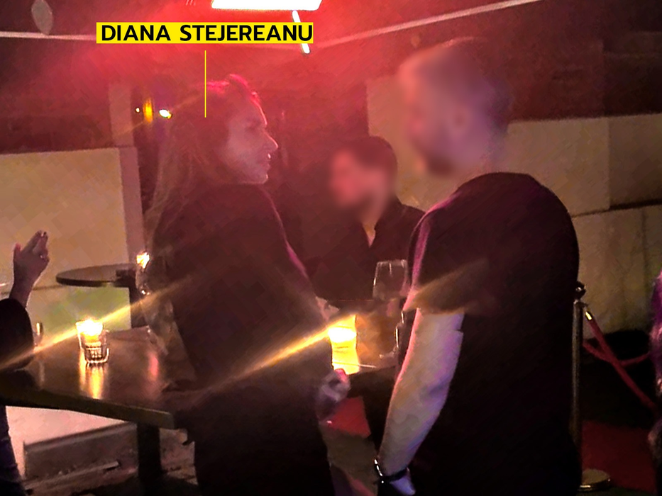 Diana Stejereanu a “înghesuit” un domn misterios la LOFT (SURSA FOTO: CANCAN.RO)
