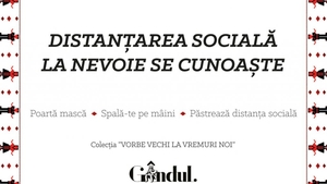 Grupul Gândul lansează o campanie outdoor de conștientizare a purtării măștilor în contextul pandemiei de Covid-19