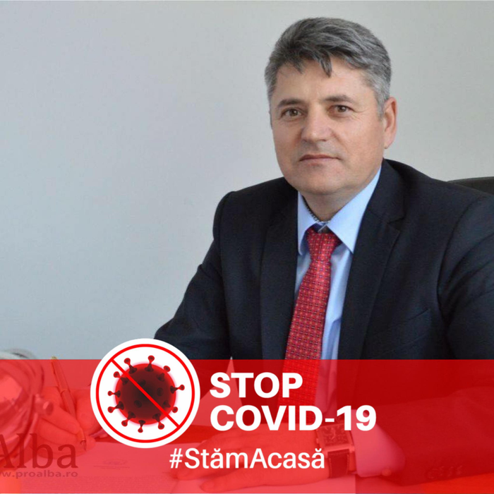 Gheorghe Damian, primarul comunei Ciugud, testat pozitiv cu coronavirus: “Am luat decizia testării tuturor colegilor”