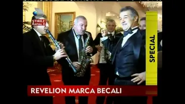 Gigi Becali a dat bani la lautari, dar a ignorat colindatorii