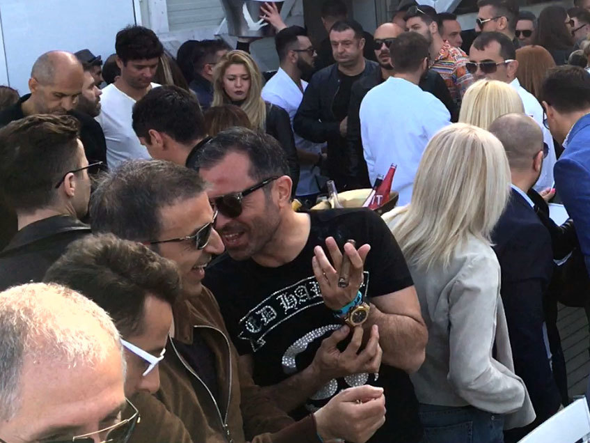 Savas Gunata a venit cu câteva ore înainte de petrecerea de la LOFT