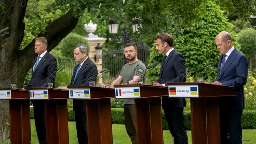 Reacția Rusiei după ce Klaus Iohannis a vizitat Ucraina: ”Ceasul ticăie”