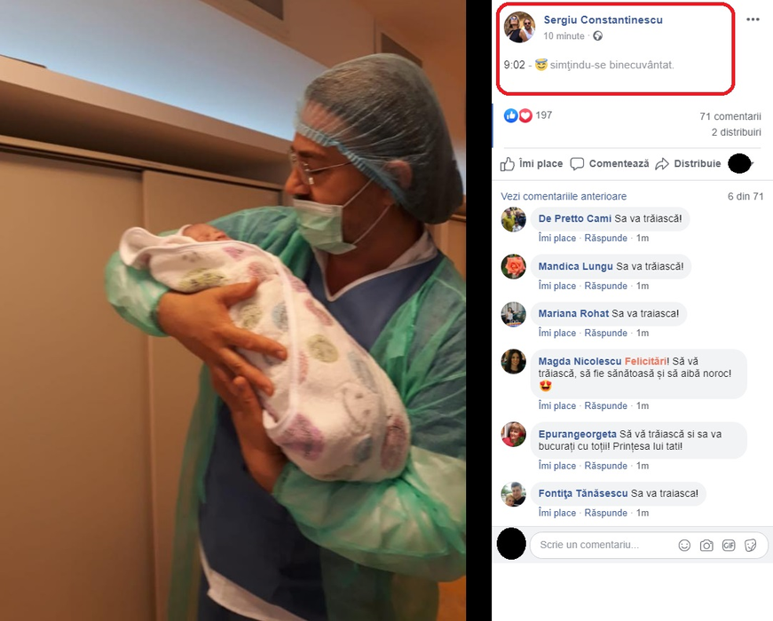 Alessandra Stoicescu a născut! Prima poză cu fetița prezentatoarei