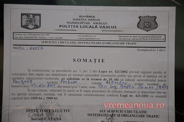 Mașina Antena 1, vandalizată în Vaslui!