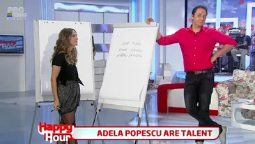 Talentele nebănuite al Adelei Popescu! Mărută a rămas interzis când a văzut ce poate să facă solista: Poti cu ambele mâini?