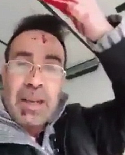 Imagini înfiorătoare! Plin de sânge, un bărbat a făcut live pe Facebook, după ce și-a înjunghiat mortal soția: „Așa sfârșești dacă îți enervezi soțul”