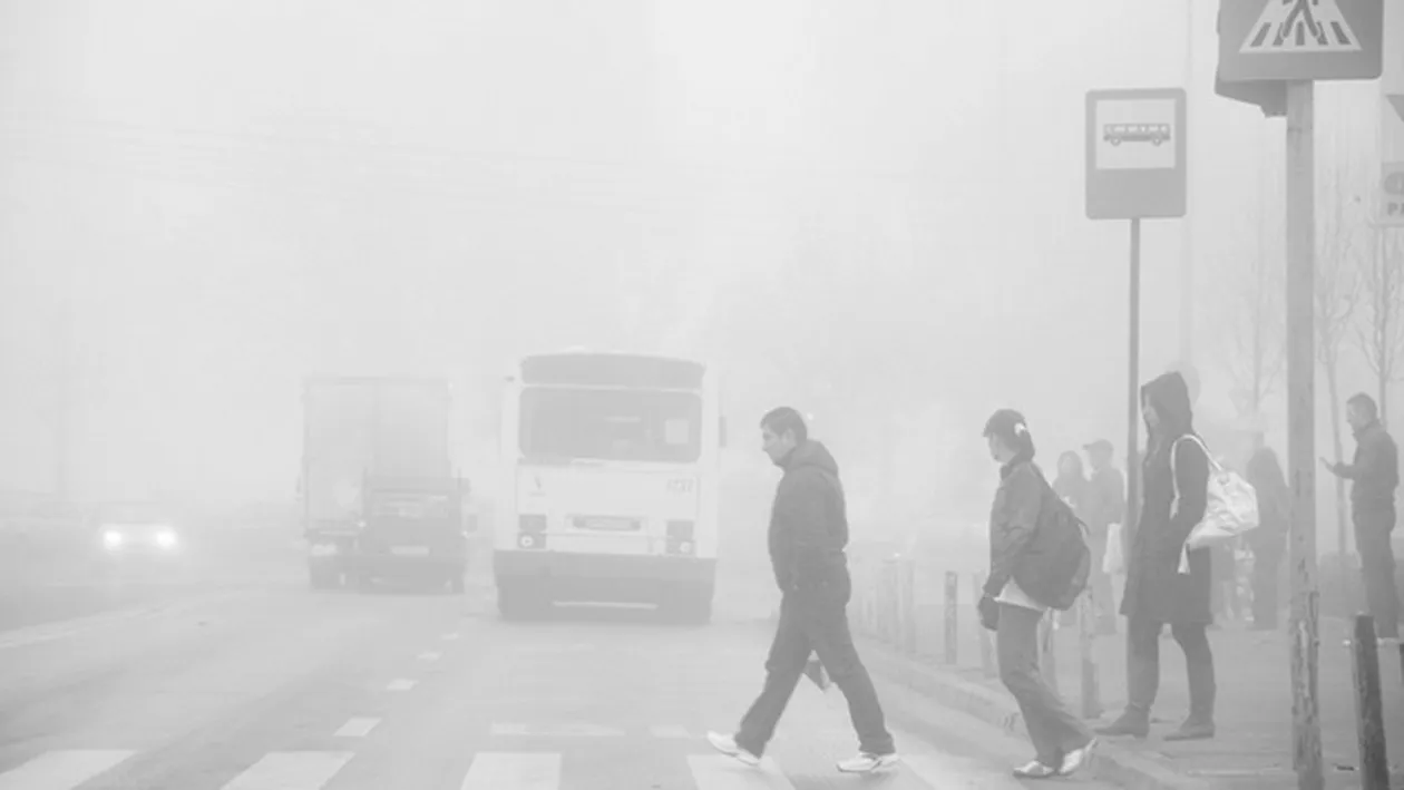 Cod galben de ceata in Bucuresti si 20 de judete ale tarii! Avertizare meteo de ultima ora!