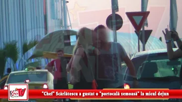 Doi fani fericiti l-au oprit pe drum! Chef Scarlatescu a gustat o portocala zemoasa la micul dejun