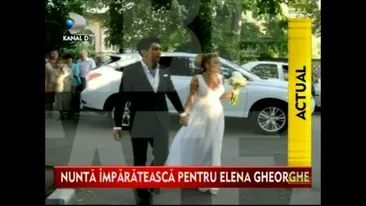 Uite cu ce bunatati se vor delecta invitatii de la nunta Elenei Gheorghe! Tortul miresei va avea 70 de kilograme si ii va surprinde pe toti!