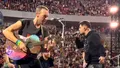 Momente memorabile pe Arena Națională. Membrii trupei Coldplay, gest inedit pentru Babasha, în a doua seară de concert - VIDEO