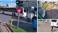 Este polițistul de vină? Două tramvaie s-au izbit după ce agentul a făcut semn vatmanului să treacă