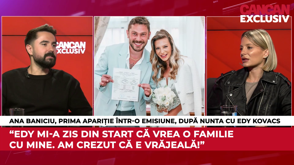 Ana Baniciu-Kovacs a făcut mărturisiri de suflet, în cadrul emisiunii CANCAN EXCLUSIV (Foto: captură video)
