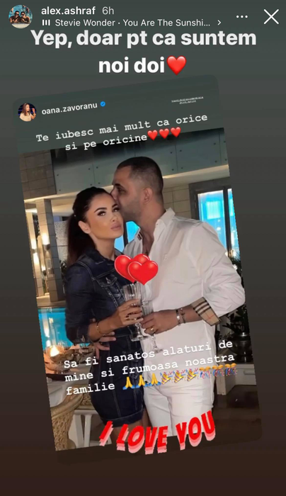 Cum vrea Oana Zăvoranu să înlăture zvonurile divorţului de Alex Ashraf: “Suntem noi doi”
