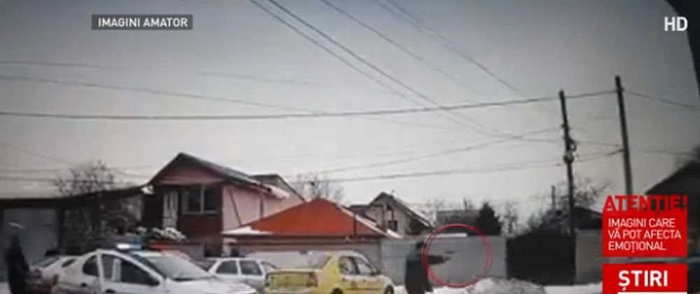 Urmărire ca-n filme în Capitală! S-a lăsat cu focuri de armă, după ce un șofer a încercat să calce un polițist