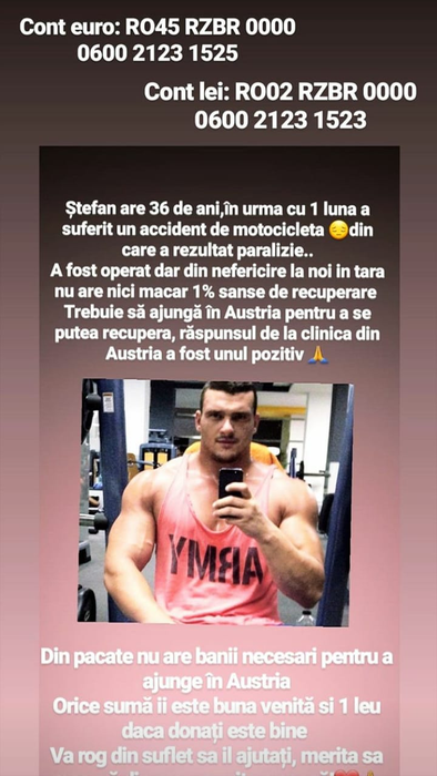 Soțul lui Karmen, apel îngrijorător după un accident de motocicletă cumplit: “A rezultat paralizie…”