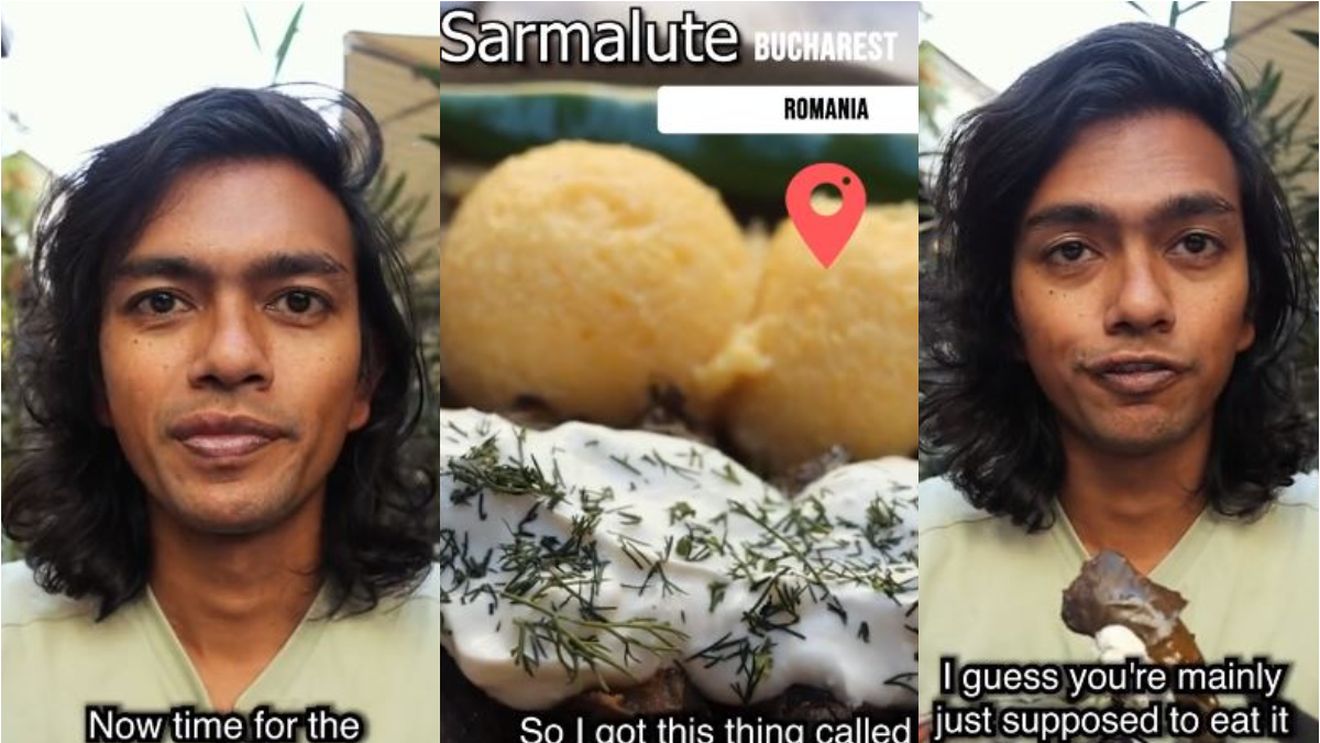 Cum a reacționat acest turist american după ce a gustat pentru prima oară sarmale în București